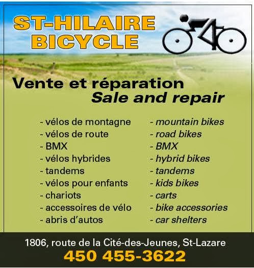 St-Hilaire Bicycles | 1806 Route de la Cité des Jeunes, Saint-Lazare, QC J7T 2C2, Canada | Phone: (450) 455-3622
