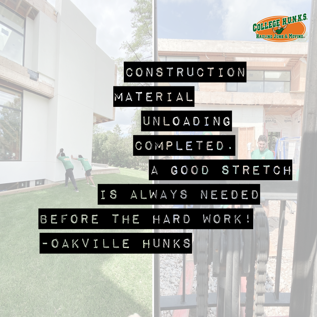 College Hunks Hauling Junk and Moving | 3190 Ridgeway Dr Unit 4, Mississauga, ON L5L 5S8, Canada | Phone: (647) 499-7169
