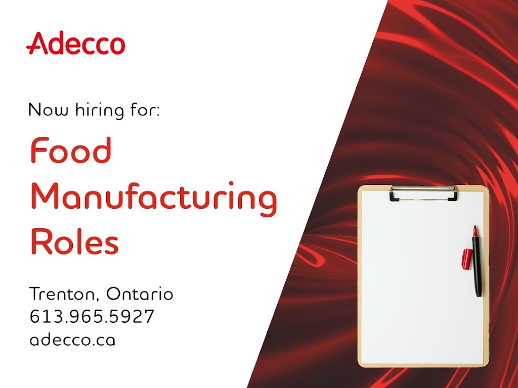 Adecco Quinte | 7 Creswell Dr, Trenton, ON K8V 6S7, Canada | Phone: (613) 965-5927
