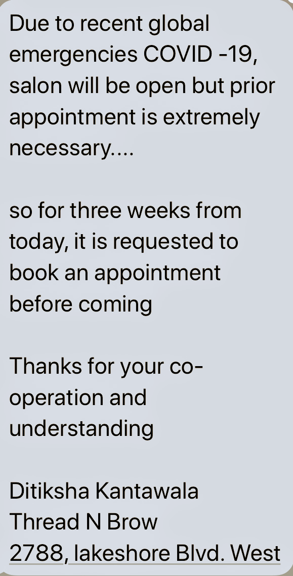 Thread n Brow | 2788 Lake Shore Blvd W unit # 2, Etobicoke, ON M8V 1H5, Canada | Phone: (647) 463-4170