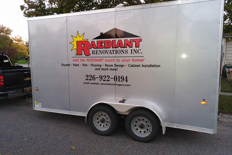 Raediant Renovations Inc. | 99 Woodlawn Ave, Brantford, ON N3V 1B2, Canada | Phone: (226) 922-0194