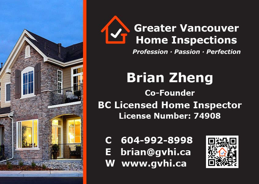 Greater Vancouver Home Inspections Ltd. | 21320 Westminster Hwy #2133, Richmond, BC V6V 2X5, Canada | Phone: (604) 992-8998