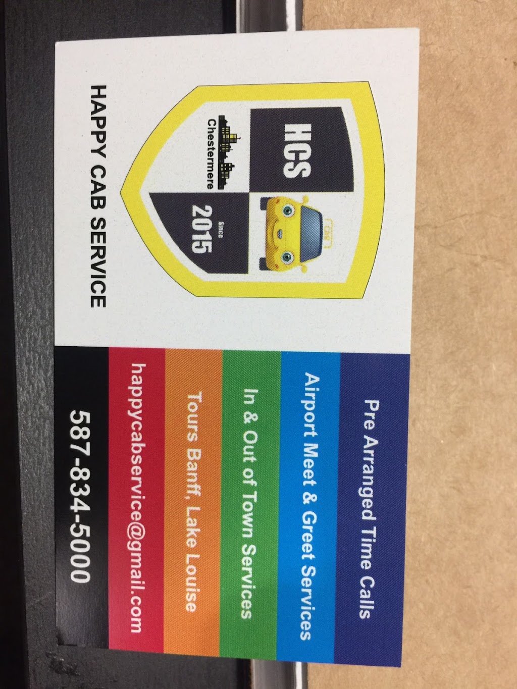 Chestermere Happy Cab Service | 155 Kinniburgh Ln, Chestermere, AB T1X 1Y2, Canada | Phone: (587) 834-5000