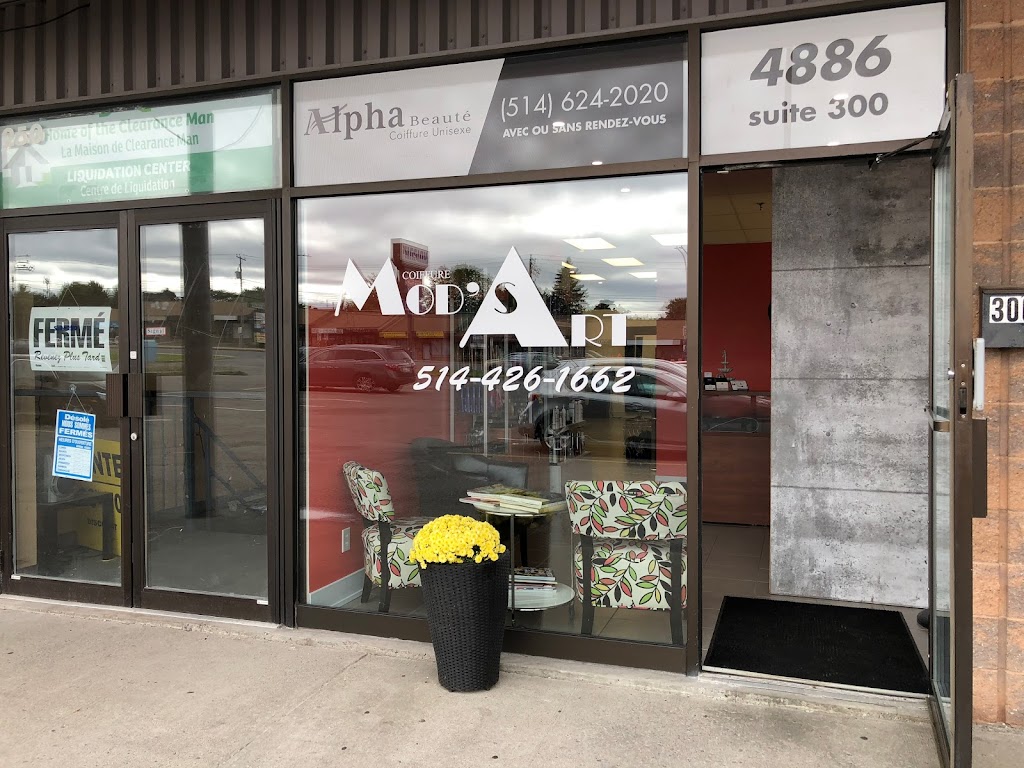 Coiffure Mods Art | 2894 Bd Saint-Charles, Kirkland, QC H9H 3B6, Canada | Phone: (514) 426-1662