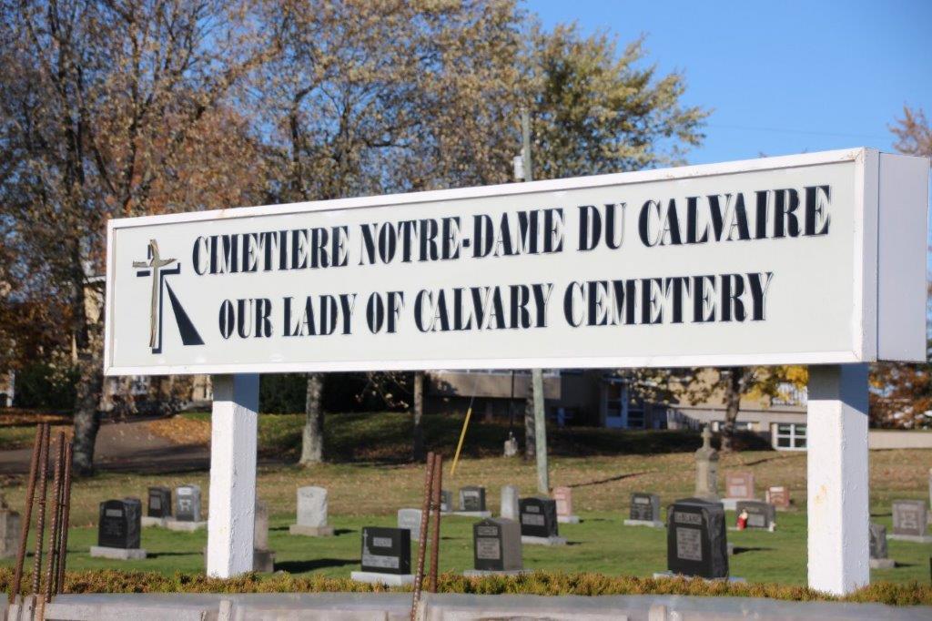 Our Lady of Calvary Cemetery | 460 Amirault St, Dieppe, NB E1A 1G3, Canada | Phone: (506) 384-1132