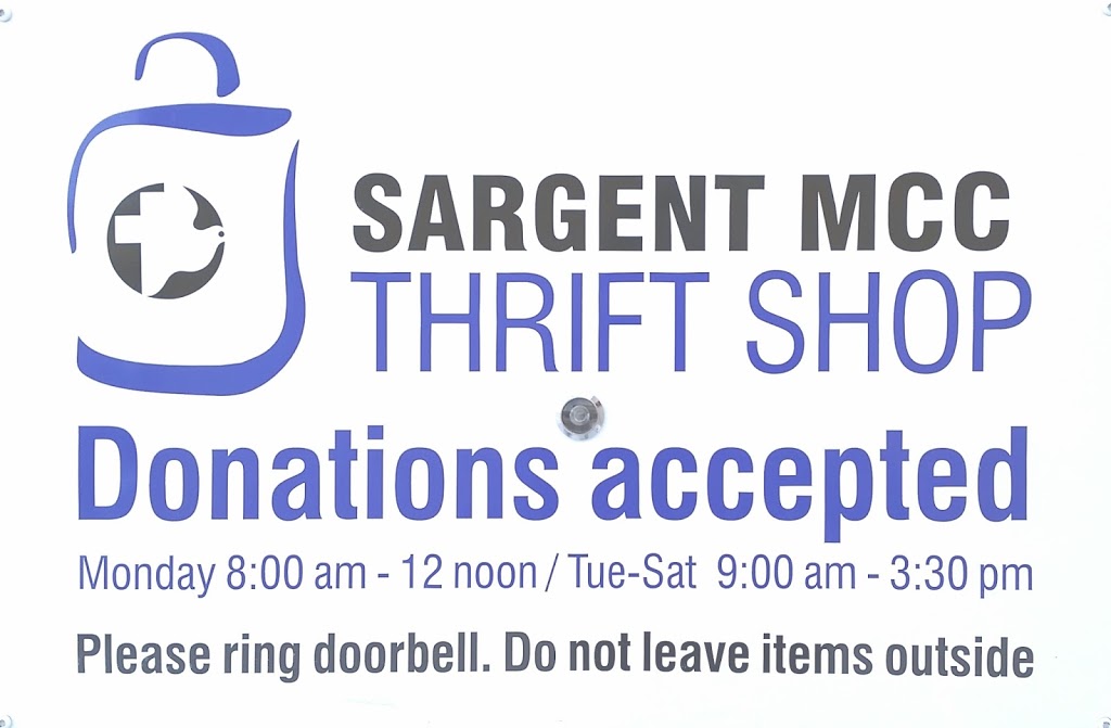 Sargent MCC Thrift Shop | 644 Burnell St, Winnipeg, MB R3G 2B7, Canada | Phone: (204) 783-8185