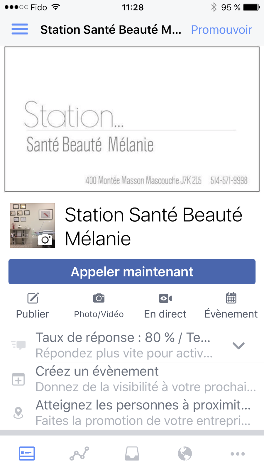 STATION SANTÉ BEAUTÉ MÉLANIE | 400 Montée Masson, Mascouche, QC J7K 2L5, Canada | Phone: (514) 571-9998