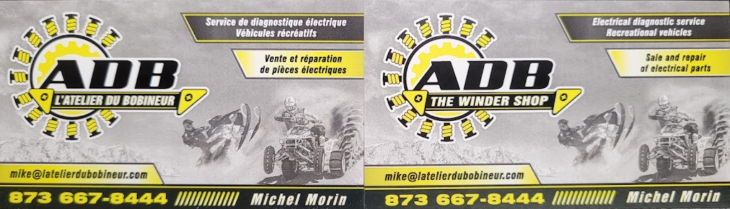 Latelier du bobineur | 7640 rte louis st laurent, Compton, QC J0B 1L0, Canada | Phone: (873) 667-8444