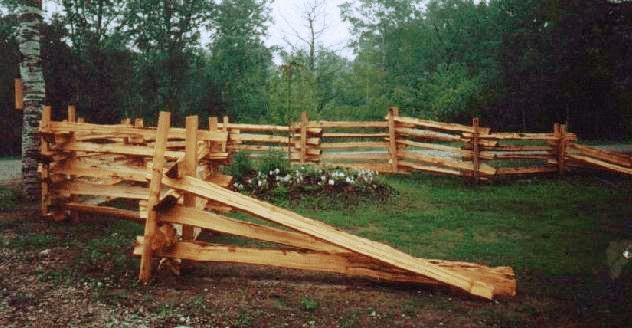 Cedar Split Rails - Fence & Design | 417208 10th Line, Thornbury, ON N0H 2P0, Canada | Phone: (647) 220-7261