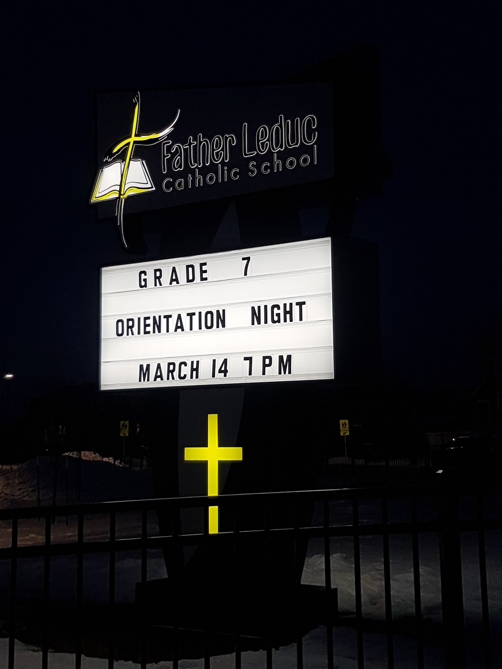 Father Leduc Catholic School | 400 Sheppard Blvd, Leduc, AB T9E 0E8, Canada | Phone: (780) 986-0045