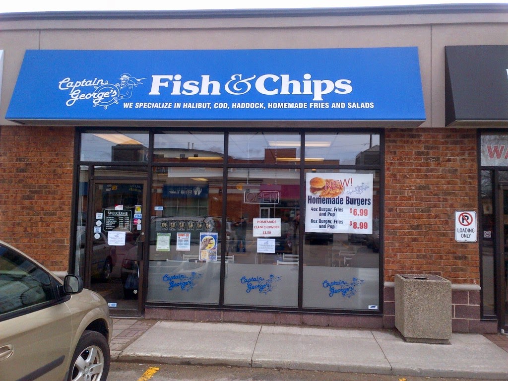 Captain Georges Fish & Chips | 219 King St E, Bowmanville, ON L1C 1P7, Canada | Phone: (905) 697-8500