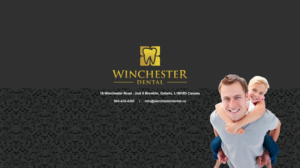 Winchester Dental Centre | 16 Winchester Rd E #5, Whitby, ON L1M 1B3, Canada | Phone: (905) 425-4205