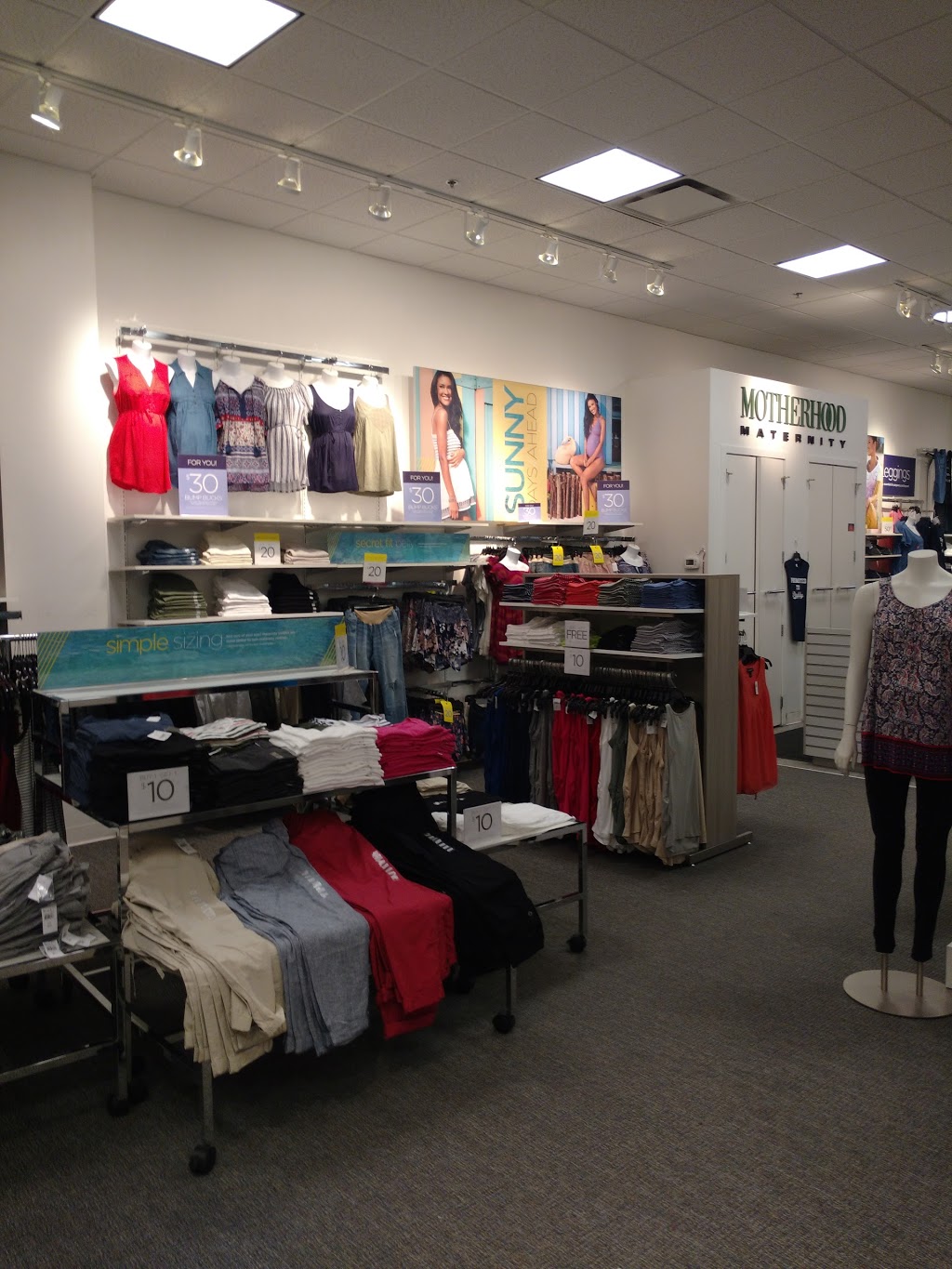 Motherhood Maternity Outlet | 261055 Crossiron Mills, Rocky View No. 44, AB T4A 0G3, Canada | Phone: (403) 274-4133