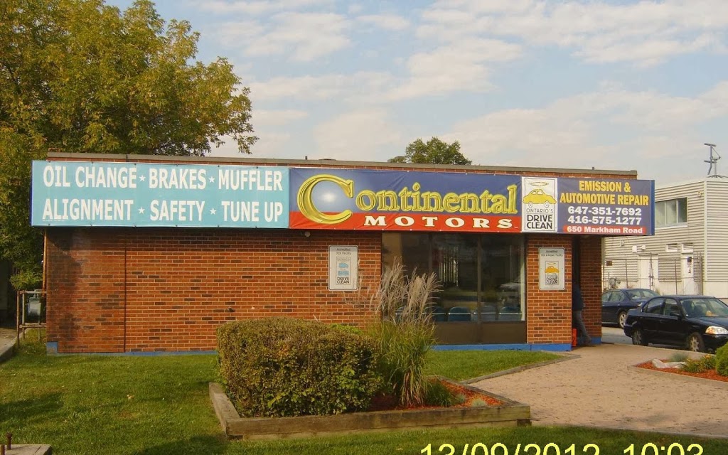 Continental Motors | 650 Markham Rd, Scarborough, ON M1H 2A7, Canada | Phone: (647) 351-7692