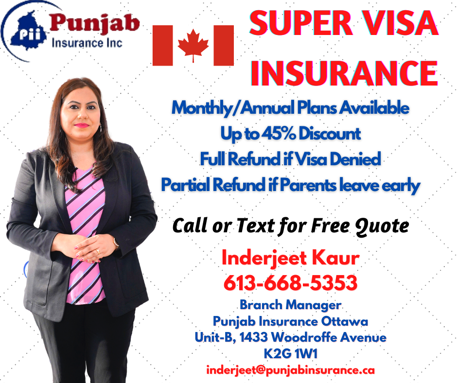 Punjab Insurance Ottawa | 1433-B Woodroffe Ave, Nepean, ON K2G 1W1, Canada | Phone: (613) 668-5353