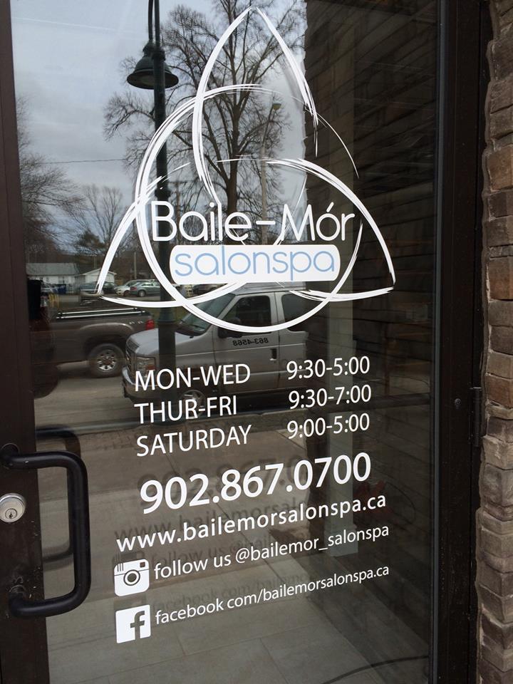 baile-mor salonspa | 143 Main St, Antigonish, NS B2G 2B6, Canada | Phone: (902) 867-0700