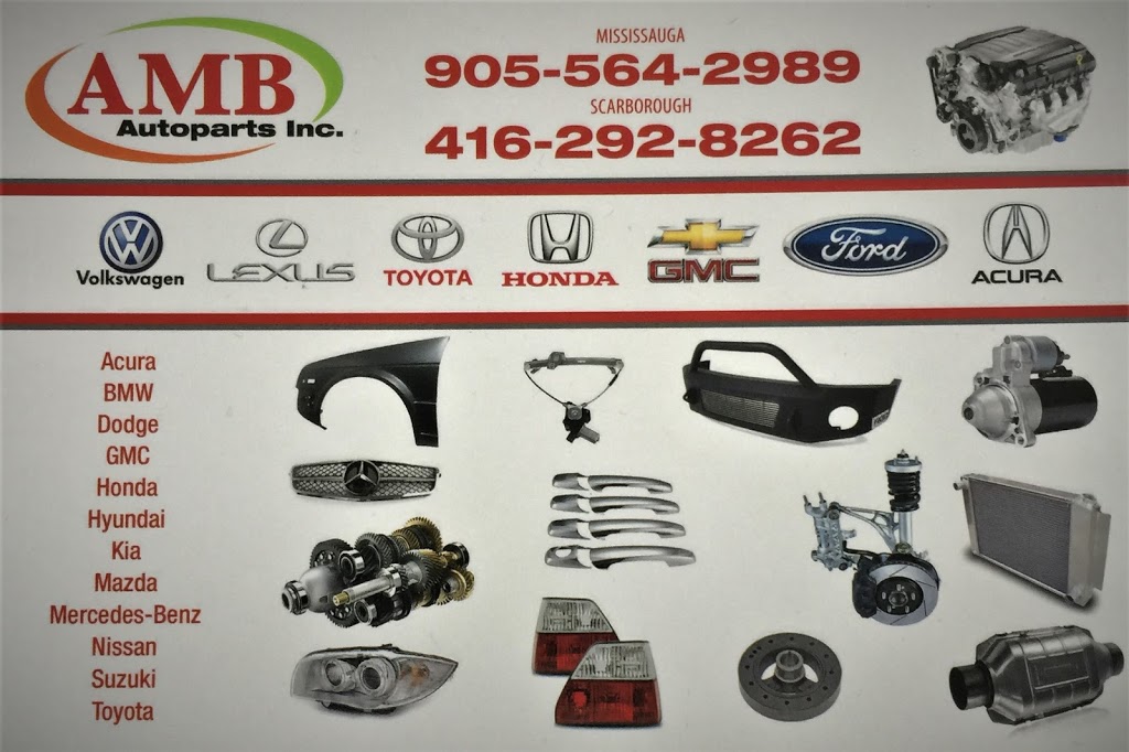 AMB Japanese Autoparts Inc. | car repair | 5959 Shawson Dr, Mississauga, ON L4W 3Z6, Canada | 9055642989 OR +1 905-564-2989