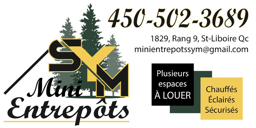 Mini-Entrepôts S.Y.M. | 600 Rue Principale, Saint-Côme, QC J0K 2B0, Canada | Phone: (579) 593-6001