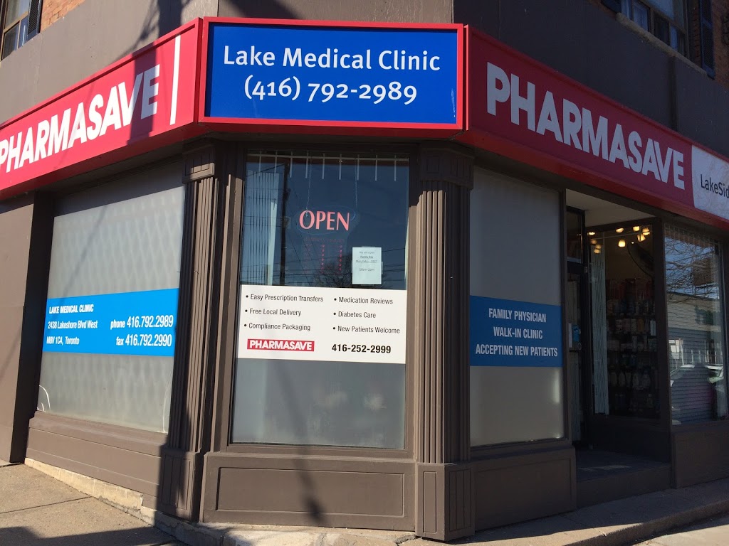 Pharmasave Lakeside Pharmacy | 2438 Lake Shore Blvd W, Etobicoke, ON M8V 1C4, Canada | Phone: (416) 252-2999