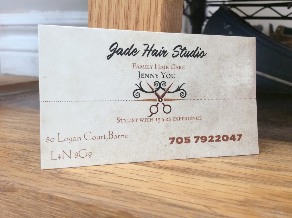 Jade Hair Studio | 190 Cumming Dr, Barrie, ON L4N 0C9, Canada | Phone: 705-792-2047