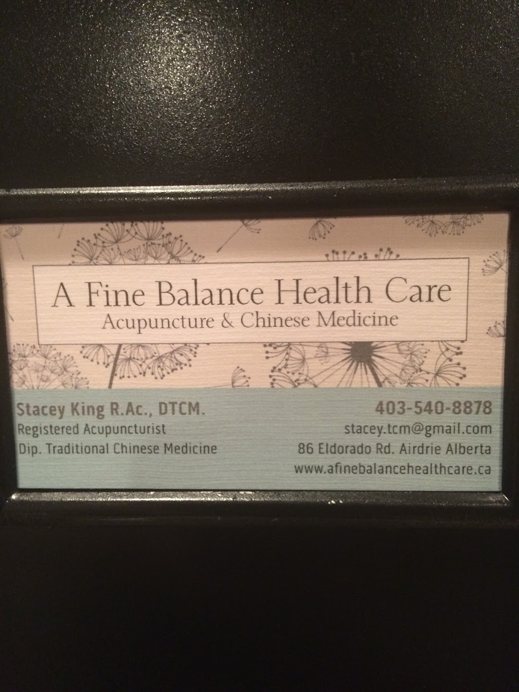 A Fine Balance Health Care | 86 Eldorado Rd SE, Airdrie, AB T4B 1C1, Canada | Phone: (403) 540-8878