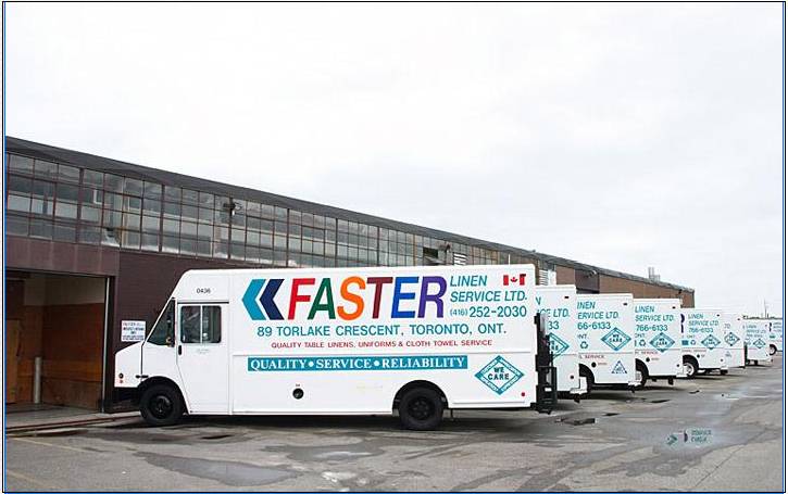 Faster Linen Service Ltd | 89 Torlake Crescent, Etobicoke, ON M8Z 1B4, Canada | Phone: (416) 252-2030