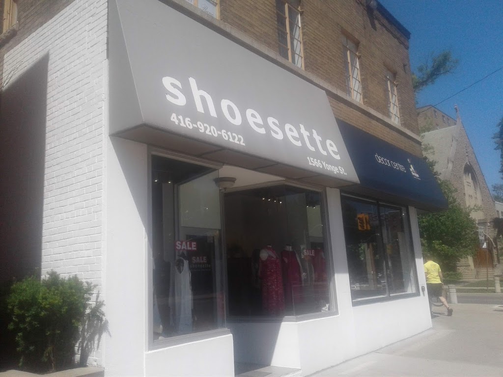 Shoesette | 1566 Yonge St, Toronto, ON M4T 1Z7, Canada | Phone: (416) 920-6122