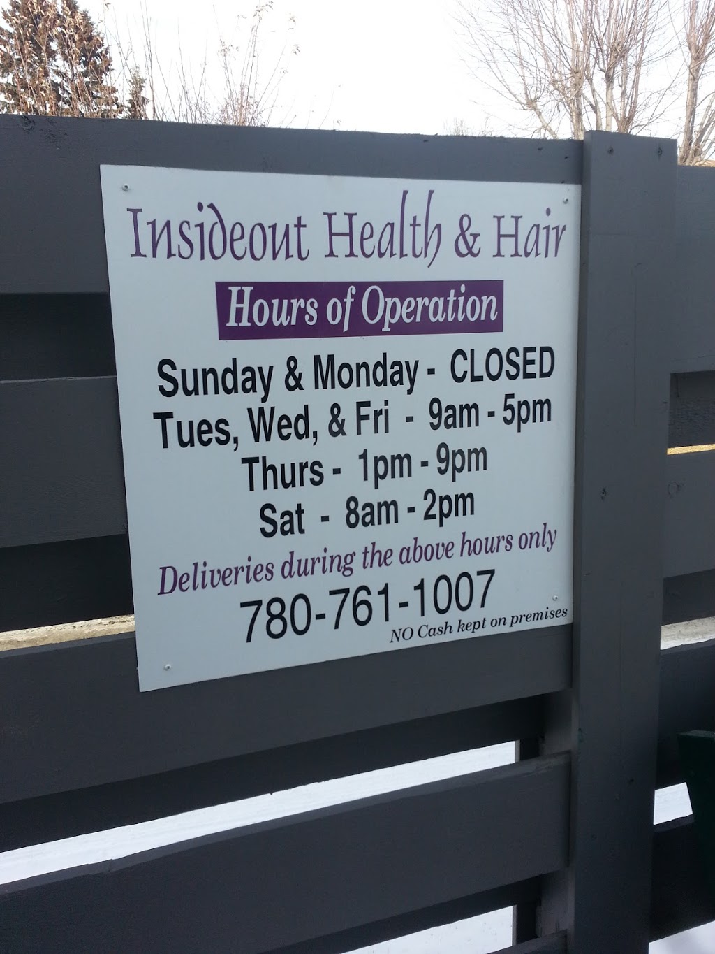 Insideout Health Hair | 12439 51 St NW, Edmonton, AB T5W 3H4, Canada | Phone: (780) 761-1007