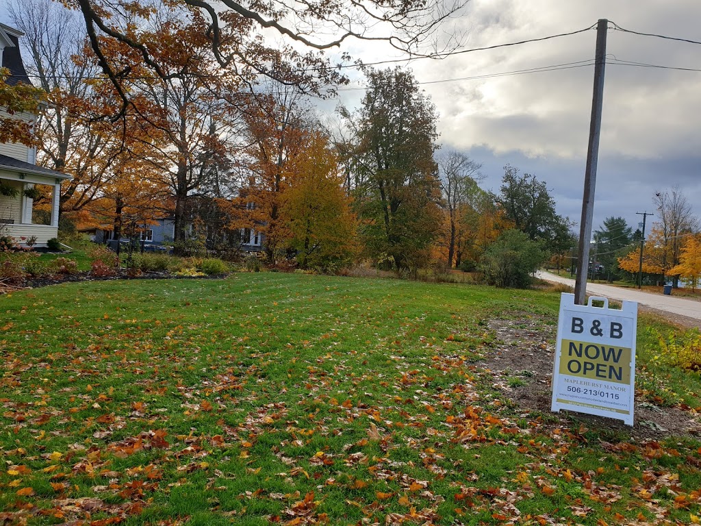 Maplehurst Manor Bed and Breakfast | 5012 Main St, Dorchester, NB E4K 2Z2, Canada | Phone: (506) 213-0115