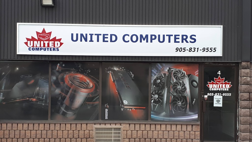 United Computers | 860 Brock Rd Unit 4, Pickering, ON L1W 3X3, Canada | Phone: (905) 831-9555