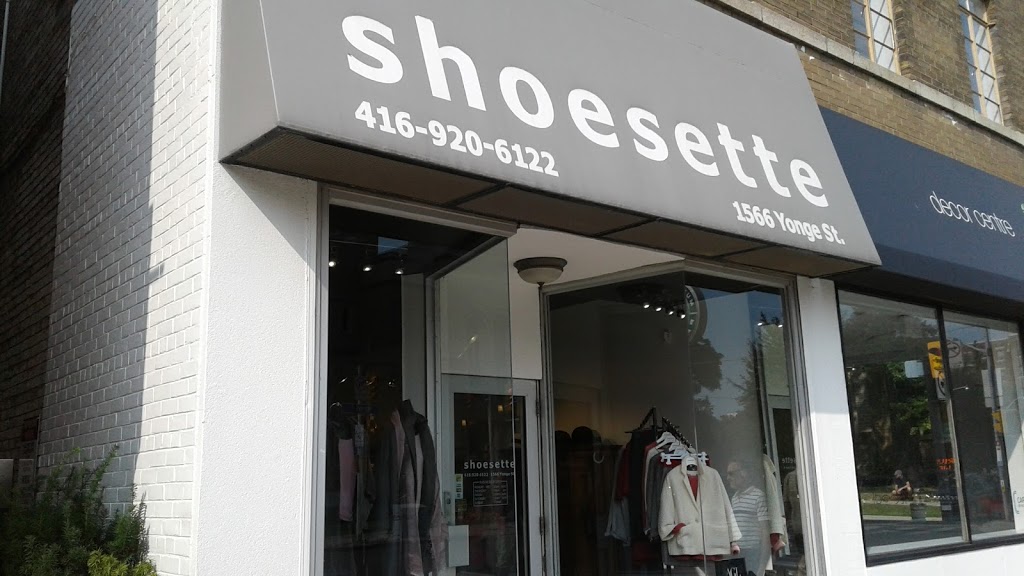 Shoesette | 1566 Yonge St, Toronto, ON M4T 1Z7, Canada | Phone: (416) 920-6122