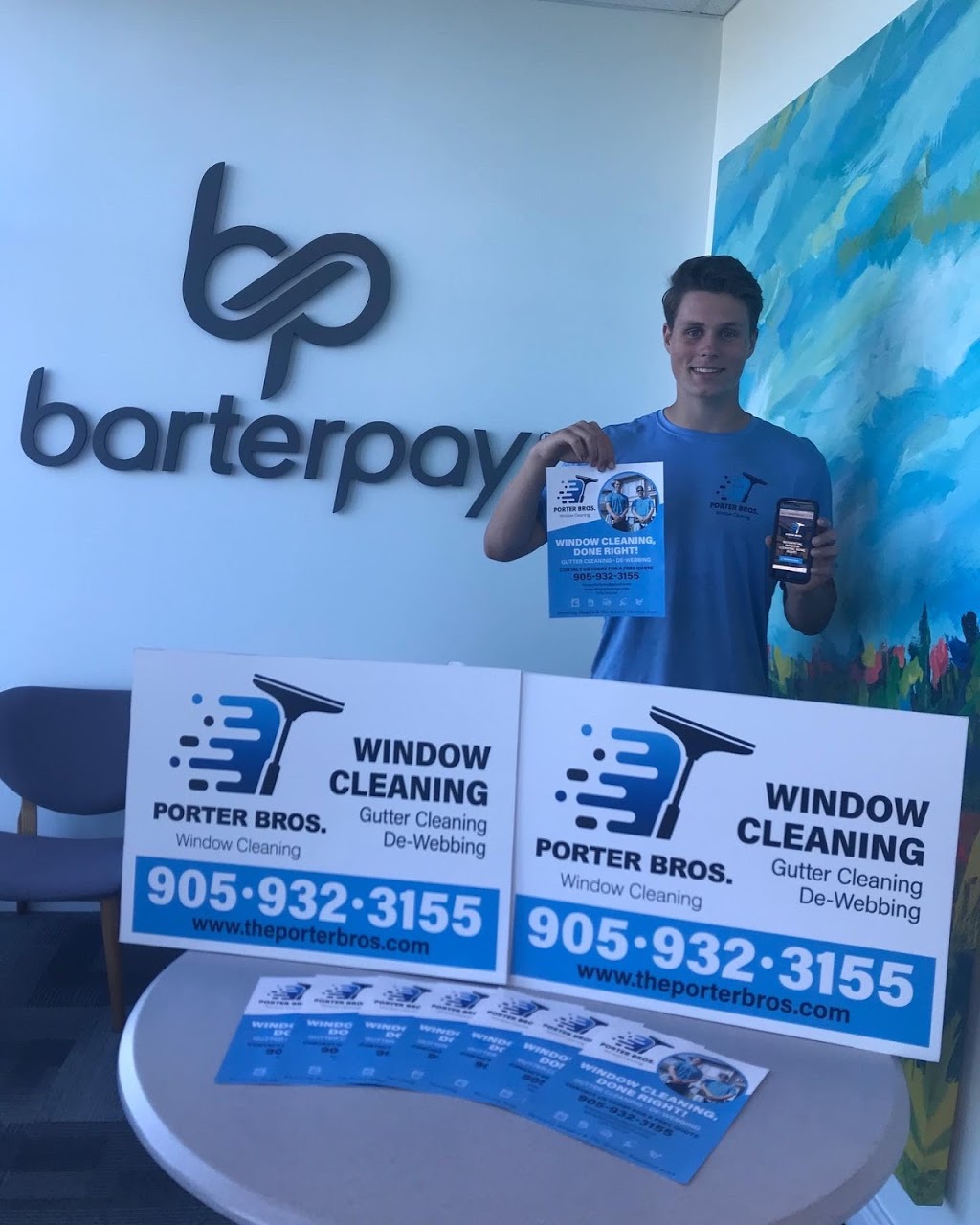 Porter Bros. Window Cleaning | 1040 S Service Rd Suite 102, Stoney Creek, ON L8E 6G3, Canada | Phone: (905) 932-3155