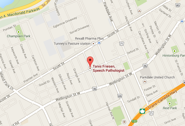 Tanis Friesen, Speech Pathologist | 71 Caroline Ave, Ottawa, ON K1Y 0S8, Canada | Phone: (613) 728-8879