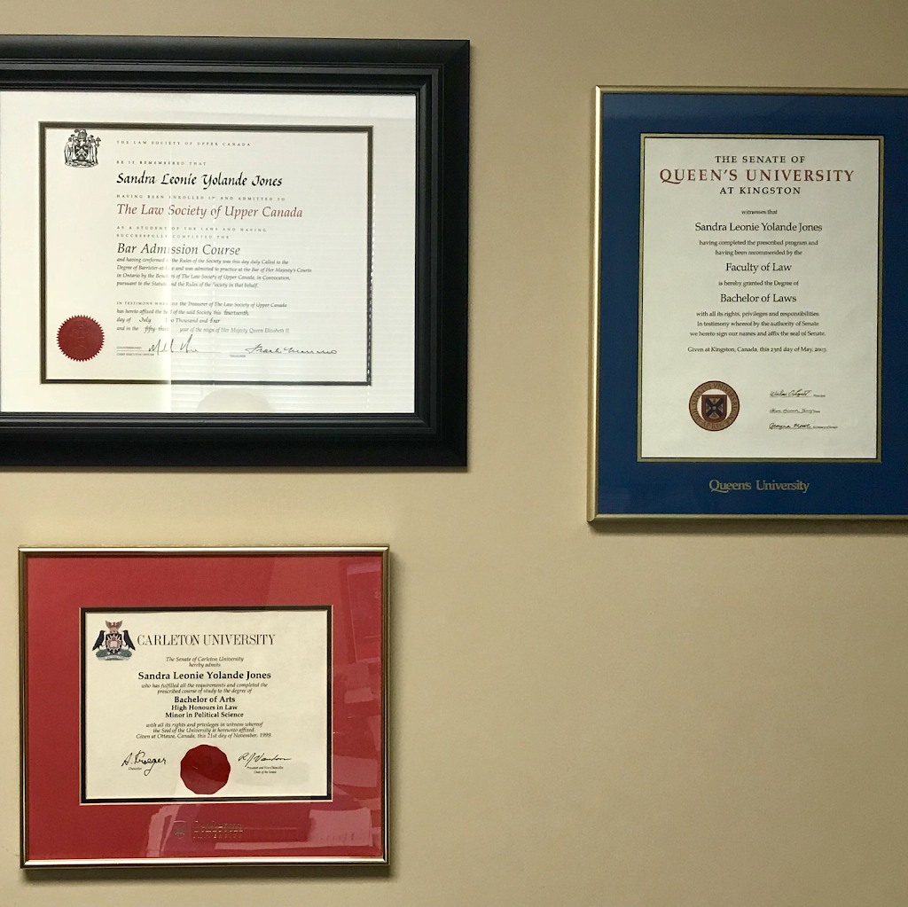 Law Office of Sandra Jones | 1827 Woodward Dr Suite 107, Ottawa, ON K2C 0P9, Canada | Phone: (613) 228-0001