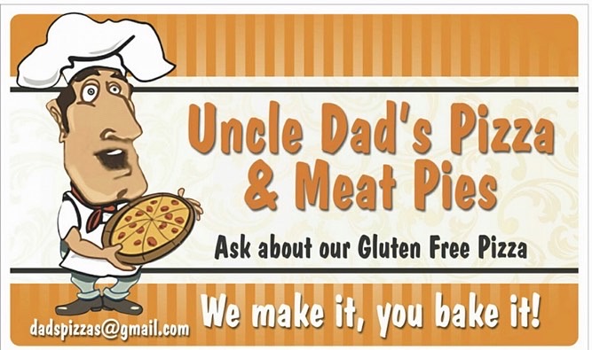 Uncle Dad’s Pizza And Meat Pies | 10 Manitoba St, St Thomas, ON N5P 3A2, Canada | Phone: (519) 857-4585