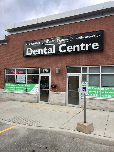 Smile Design Dental Centre | 670 Markham Rd, Scarborough, ON M1H 2A7, Canada | Phone: (416) 438-7000