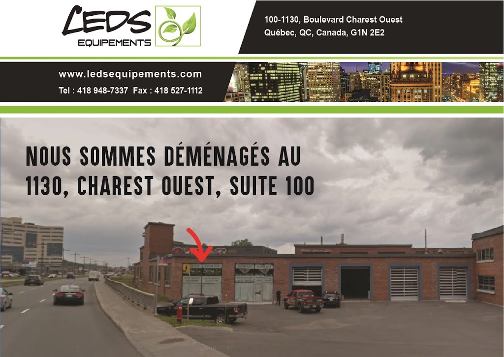 LEDS Equipements inc. | 100-1130 Boulevard Charest O, Québec, QC G1N 2E2, Canada | Phone: (418) 948-7337