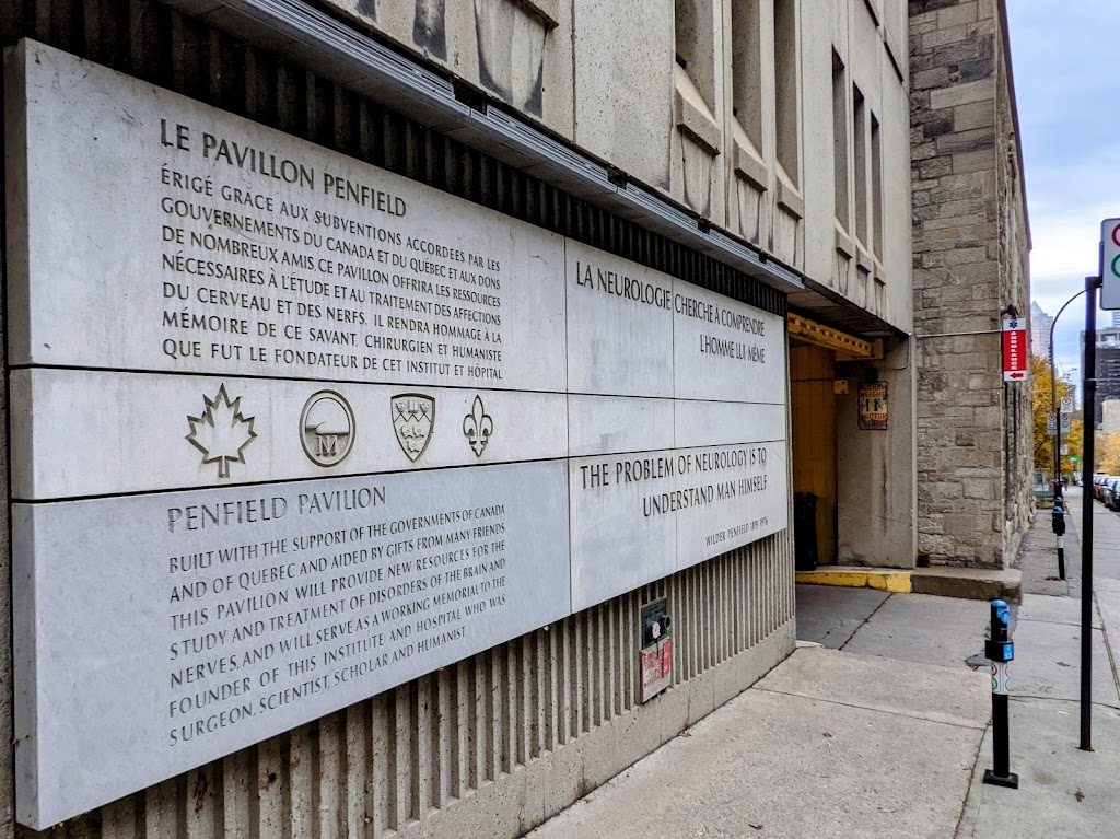 Institut—Hôpital neurologique de Montréal | 3801 Rue University, Montréal, QC H3A 2B4, Canada | Phone: (514) 398-6644