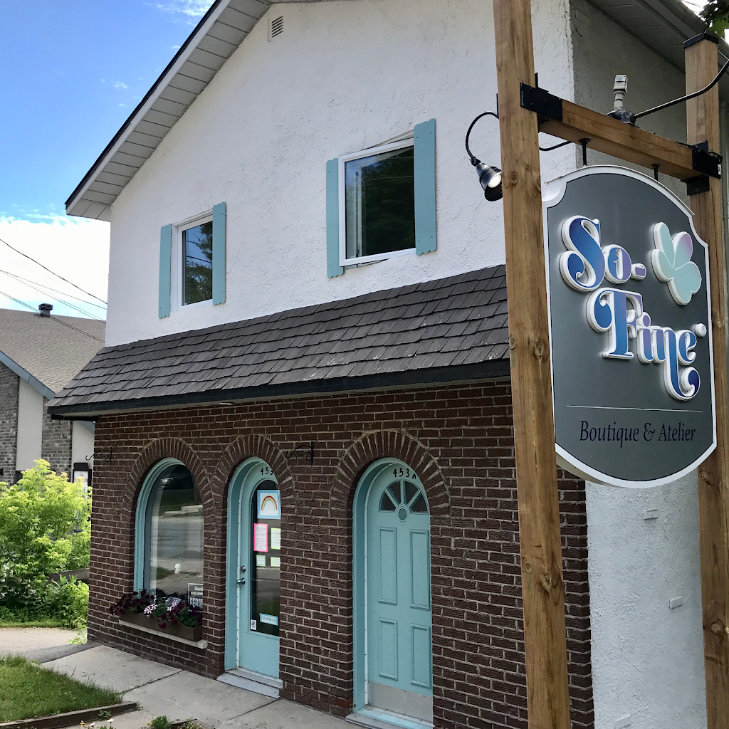 So-Fine® Boutique & Atelier | 453 Chemin Pierre Péladeau, Sainte-Adèle, QC J8B 1Z3, Canada | Phone: (450) 745-4447