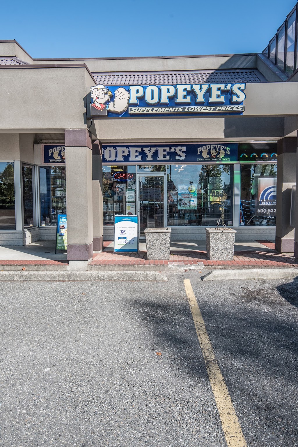 Popeyes Supplements Langley | 19925 Willowbrook Dr #104, Langley City, BC V2Y 1A7, Canada | Phone: (604) 533-8070