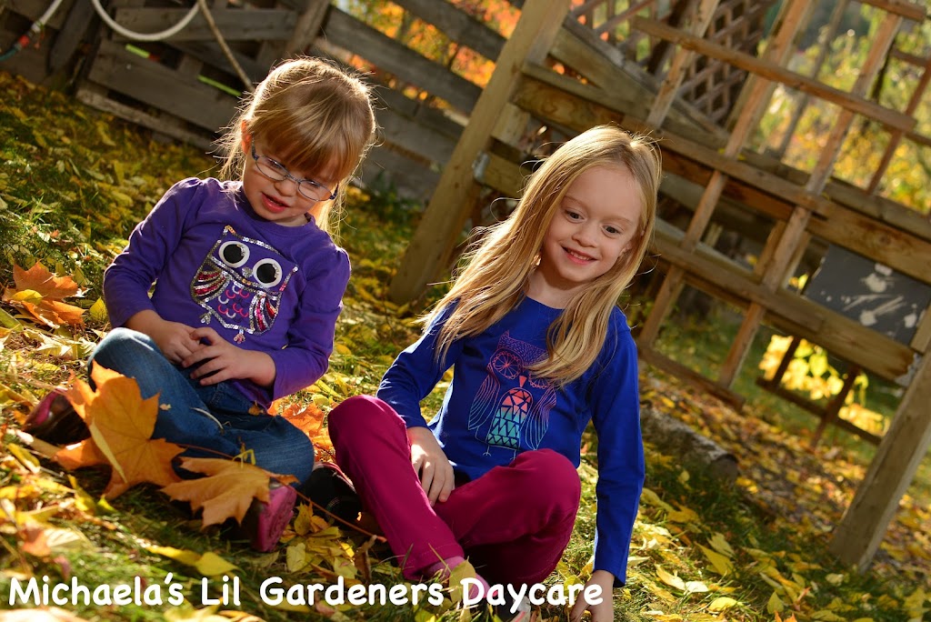 Michaelas Lil Gardeners Daycare | 5795 Todd Hill Crescent, Kamloops, BC V2C 4X9, Canada | Phone: (250) 299-6179