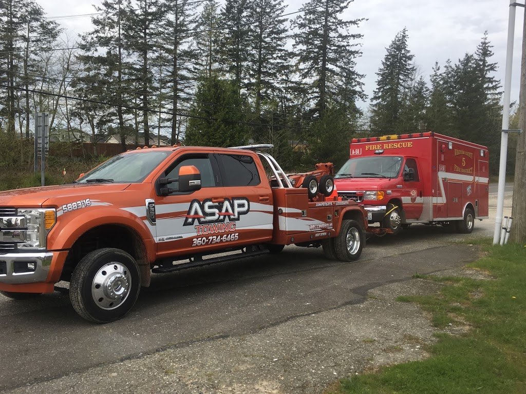 ASAP Towing of Bellingham | 3876 Hannegan Rd STE A, Bellingham, WA 98226, USA | Phone: (360) 734-6465