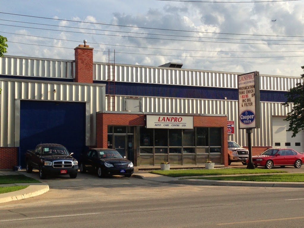 Lanpro Auto Care Centre Ltd | 1870 Ellice Ave, Winnipeg, MB R3H 0B9, Canada | Phone: (204) 783-5802