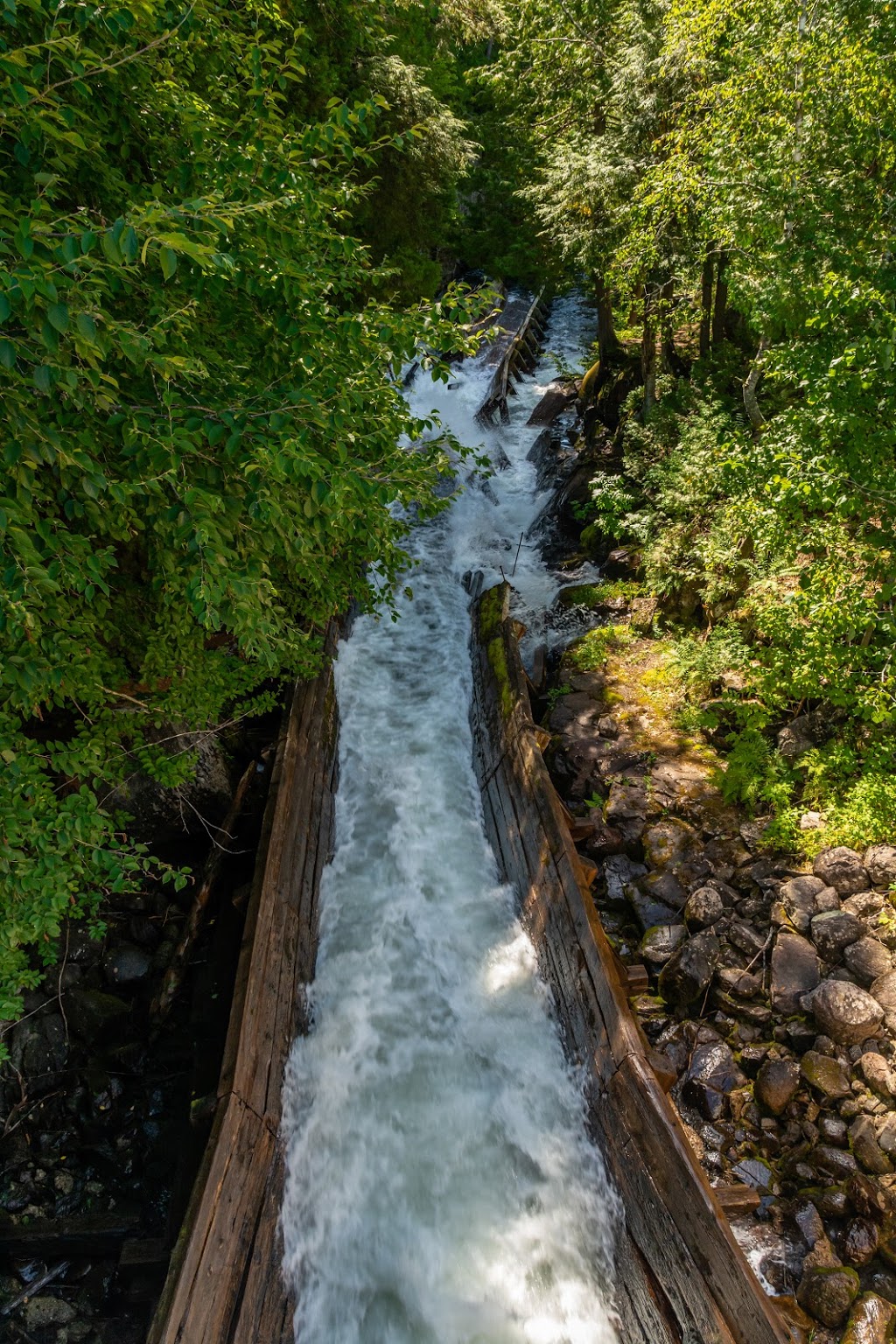 Hawk Lake Log Chute | 1584 Big Hawk Lake Rd, Algonquin Highlands, ON K0M 1J2, Canada | Phone: (705) 489-2379