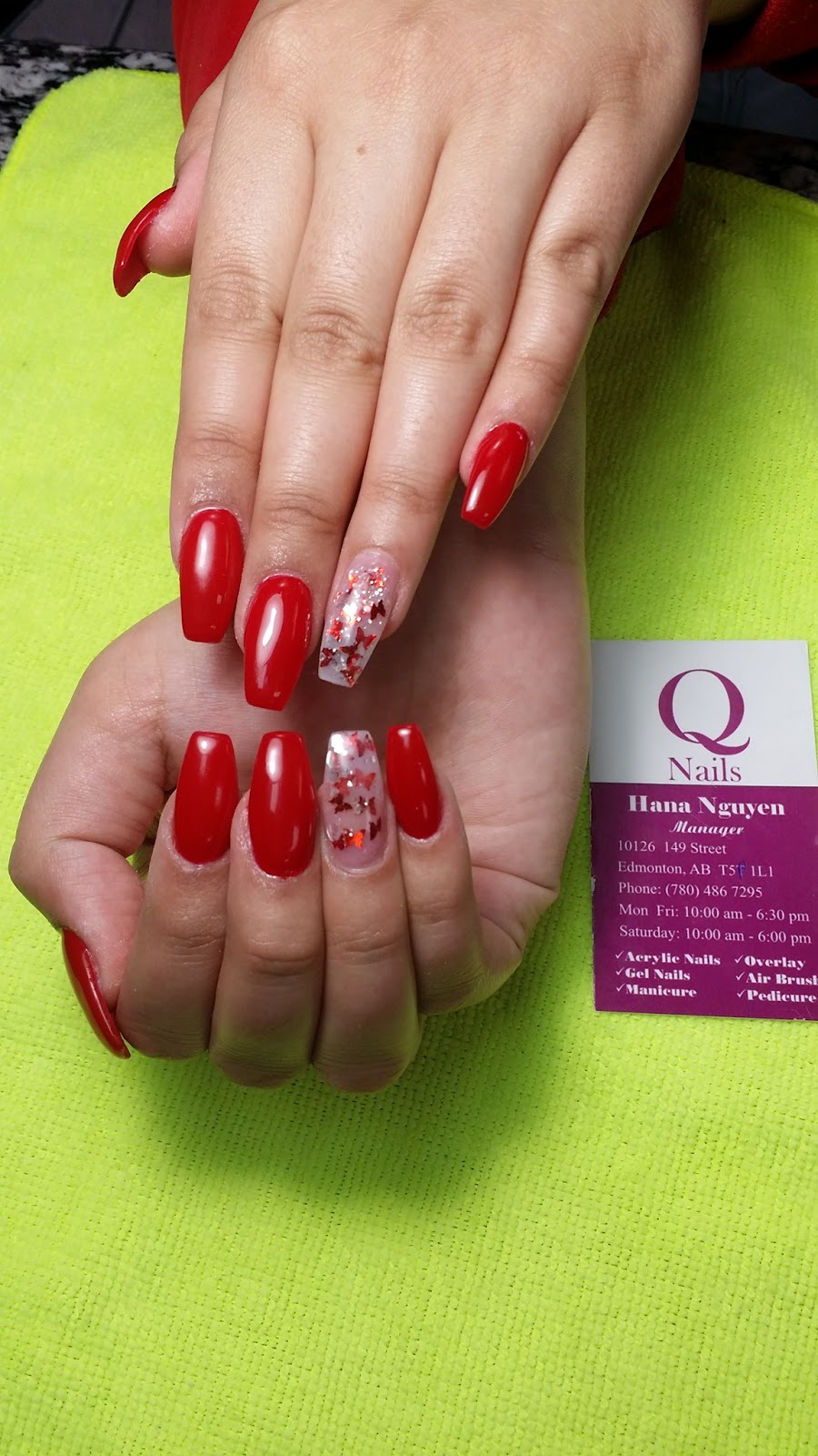 Q-Nails | 10126 149 St, Edmonton, AB T5P 1L1, Canada | Phone: (780) 486-7295