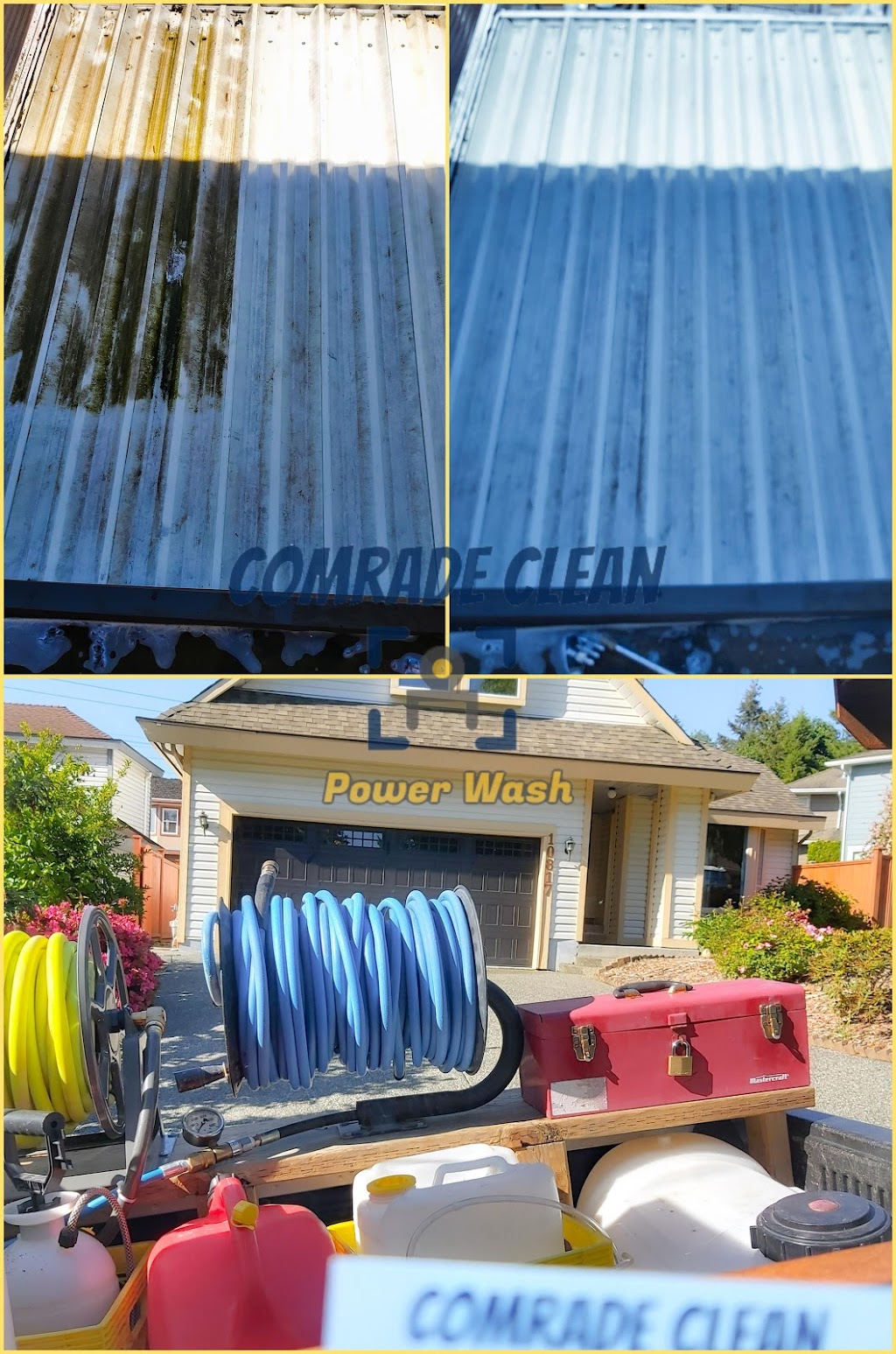 Comrade Clean Power Wash | 5331 168 St, Cloverdale, BC V3Z 1E2, Canada | Phone: (778) 700-0046
