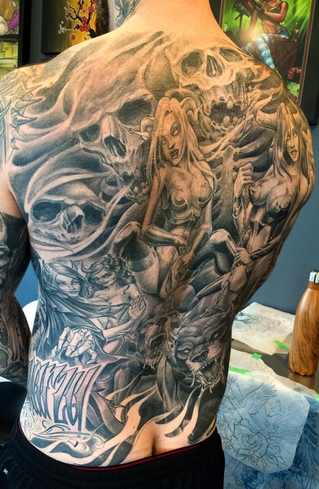 Black Label Tattoos with Teemu Hakala, David Gluck, and Kate Sto | 1234 Clements Road, (For actual address please contact), Duncan, BC V9L 6J8, Canada