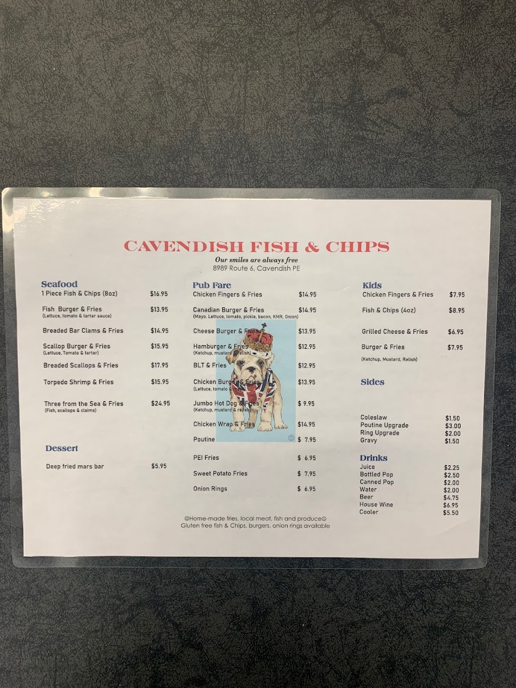 Cavendish Fish & Chips | 8989 Cavendish Rd #6, Hunter River, PE C0A 1N0, Canada | Phone: (902) 393-0564