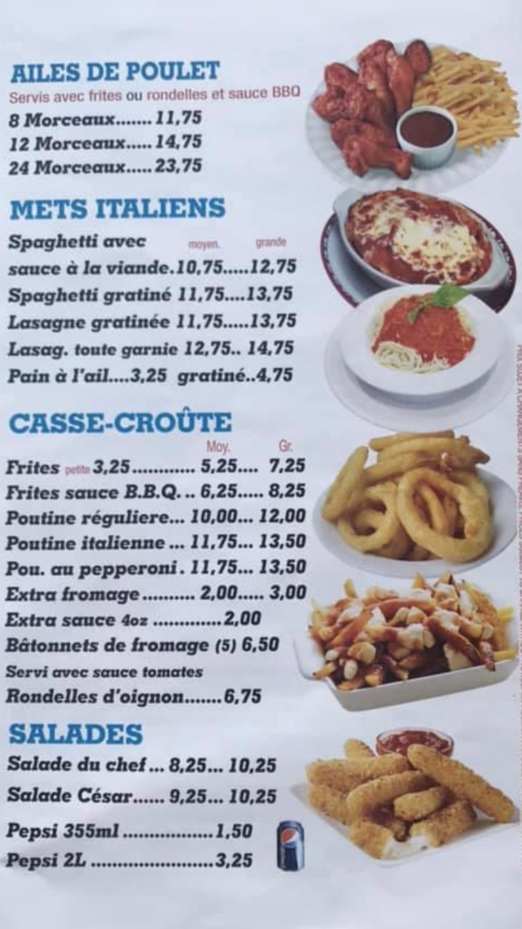Chez Bari Pizzeria | 900 Boulevard de Périgny, Chambly, QC J3L 1W6, Canada | Phone: (450) 593-3434