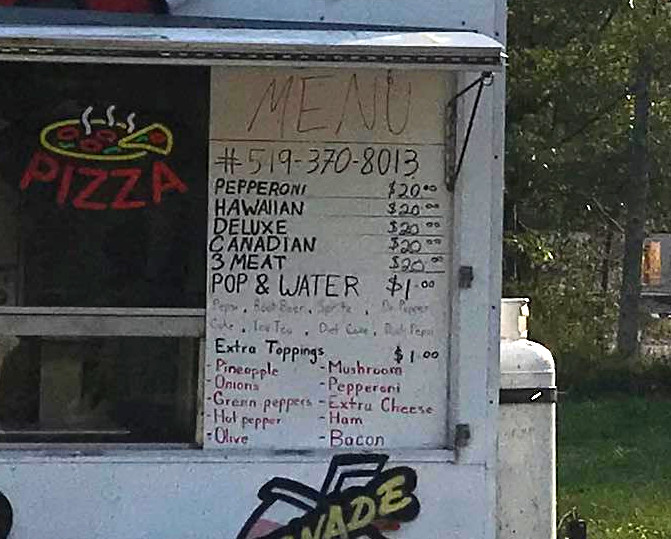 Petes Pizza | 36 401 Rd, Mar, ON N0H 1X0, Canada | Phone: (519) 370-8013